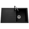 Évier à Encastrer - 1 Cuve 1 égouttoir WAKE - 100 X 50 Cm -Maison du Confort evier wake a encastrer 1 cuve 100 50