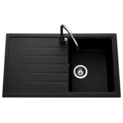 Évier à Encastrer - 1 Cuve 1 égouttoir WAKE - 86 X 50 Cm