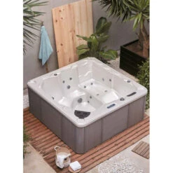Jacuzzi SPA Hors-sol En îlot Delos - 199 X 199 X 82 Cm