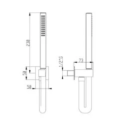 Kit Complet De Douche Flexible PVC + Douchette AquaElite 7 Kit Complet De Douche Flexible PVC + Douchette AquaElite -Maison du Confort kit complet de douche flexible pvc douchette aquaelite 2
