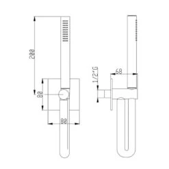 Kit Complet De Douche Flexible PVC + Douchette En Laiton AquaElite -Maison du Confort kit complet de douche flexible pvc douchette en laiton aquaelite 1