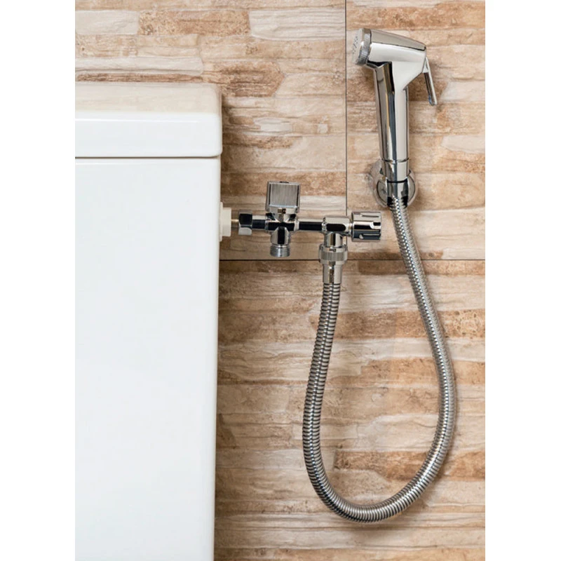 Kit Hygiène WC Avec Douchette Chromé CALU Aquance 5 Kit Hygiène WC Avec Douchette Chromé CALU Aquance – Image 3