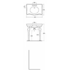 Lavabo Sur Pieds - Rak-Washington - Dimensions 84,5 X 57,5 X 87 Cm 7 Lavabo Sur Pieds - Rak-Washington - Dimensions 84,5 X 57,5 X 87 Cm -Maison du Confort lavabo sur pieds rak washington dimensions 845 x 575 x 87 cm 2