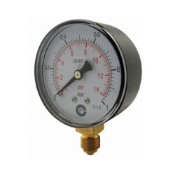 Manomètre Radial Ø50 Bar/Psi