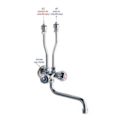 Mélangeur Mural à écoulement Libre