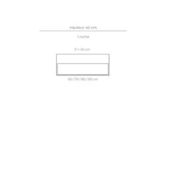 Meuble Nu Bas Sous Vasque Wueko Cristol Mélaminé Texturé 9 Meuble Nu Bas Sous Vasque Wueko Cristol Mélaminé Texturé -Maison du Confort meuble nu bas sous vasque wueko cristol melamine texture 3