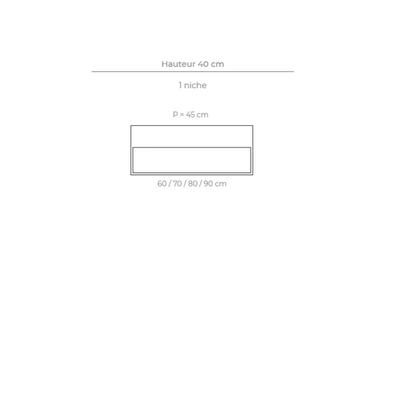 Meuble Nu Bas Sous Vasque Wueko Cristol Mélaminé Texturé 6 Meuble Nu Bas Sous Vasque Wueko Cristol Mélaminé Texturé – Image 4