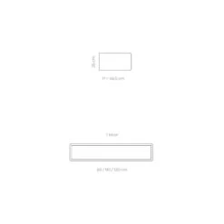 Meuble Nu Bas Sous Vasque Wueko Loch Ness Fibre Vernie - 1 Tiroir -Maison du Confort meuble nu bas sous vasque wueko loch ness fibre vernie 1 tiroir 2