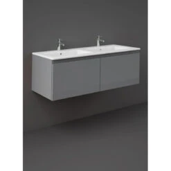 Meuble Pour Double Vasque Suspendu - Rak-Joy Uno - 60 X 46 X 40 -Maison du Confort meuble pour double vasque suspendu rak joy uno 60 x 46 x 40 3