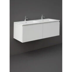 Meuble Pour Double Vasque Suspendu - Rak-Joy Uno - 60 X 46 X 40 -Maison du Confort meuble pour double vasque suspendu rak joy uno 60 x 46 x 40 4