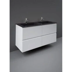 Meuble + Vasque Complet - Rak-Precious - Dim 123 X 47 X 16,5 Cm -Maison du Confort meuble vasque complet rak precious dim 123 x 47 x 165 cm 1