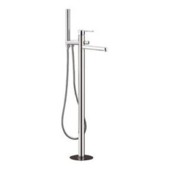 Mitigeur Baignoire Ilot Chromé Avec Duplex - Noir - Monocommande