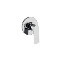 Mitigeur De Douche Encastré + Plaque Aquance Ø 117 Mm