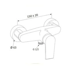 Mitigeur Douche Chromé - Artic -Maison du Confort mitigeur douche chrome artic 1