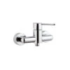 Mitigeur Douche Chromé Nu - Noir - Monocommande -Maison du Confort mitigeur douche chrome nu noir monocommande