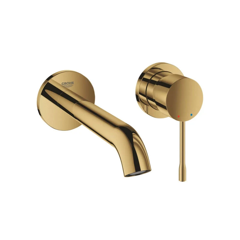 Mitigeur Lavabo 2 Trous Essence Mural - Taille M Grohe 3 Mitigeur Lavabo 2 Trous Essence Mural - Taille M Grohe