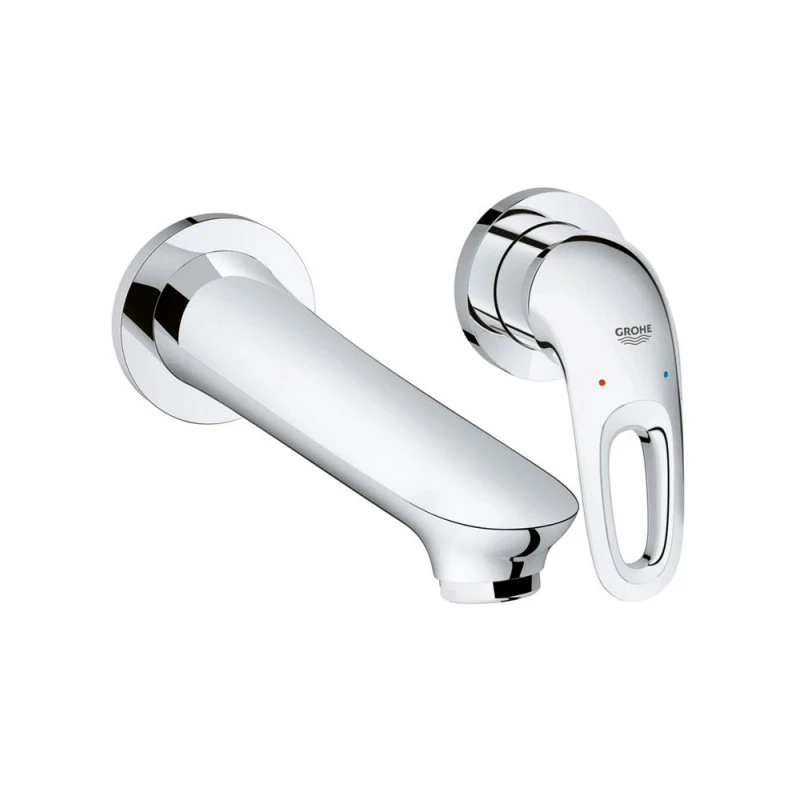 Mitigeur Lavabo 2 Trous Eurostyle Mural - Taille M Grohe 3 Mitigeur Lavabo 2 Trous Eurostyle Mural - Taille M Grohe
