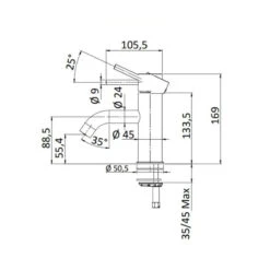 Mitigeur Lavabo Chromé Avec Vidage - Next 5 Mitigeur Lavabo Chromé Avec Vidage - Next -Maison du Confort mitigeur lavabo chrome avec vidage next 1