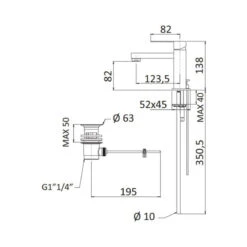 Mitigeur Lavabo Chromé Avec Vidage - Polar -Maison du Confort mitigeur lavabo chrome avec vidage polar 2