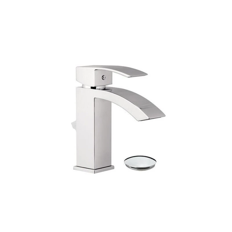 Mitigeur Lavabo Chromé Salle De Bain Avec Vidage - Marte 4 Mitigeur Lavabo Chromé Salle De Bain Avec Vidage - Marte – Image 2