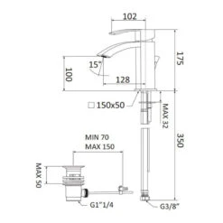 Mitigeur Lavabo Chromé Salle De Bain Avec Vidage - Marte 7 Mitigeur Lavabo Chromé Salle De Bain Avec Vidage - Marte -Maison du Confort mitigeur lavabo chrome salle de bain avec vidage marte 2