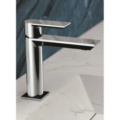 Mitigeur Lavabo Chromé Sans Vidage Et Sans Trou Sur Le Corps - Avenue