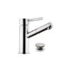 Mitigeur Lavabo Salle De Bain Chromé Avec Vidage Clic-clac - Hermés -Maison du Confort mitigeur lavabo salle de bain chrome avec vidage clic clac hermes
