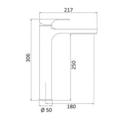 Mitigeur Lavabo Salle De Bain Surélevé Chromé Sans Vidage - Surf -Maison du Confort mitigeur lavabo salle de bain sureleve chrome sans vidage surf 2