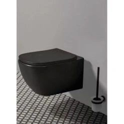 Pack Cuvette Suspendue Noir Aquablade Ideal Standard + Abattant 5 Pack Cuvette Suspendue Noir Aquablade Ideal Standard + Abattant -Maison du Confort pack cuvette suspendue noir aquablade ideal standard abattant 1