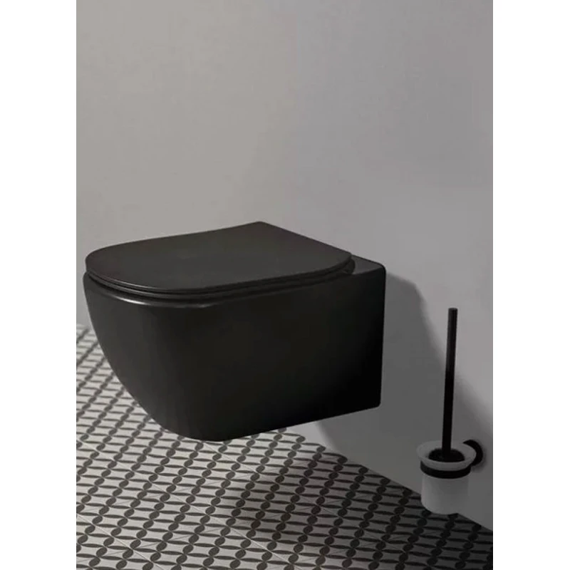 Pack Cuvette Suspendue Noir Aquablade Ideal Standard + Abattant 4 Pack Cuvette Suspendue Noir Aquablade Ideal Standard + Abattant – Image 2