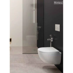 Pack WC Suspendu - Rak-Des - Rimless - Dimensions 52 X 38 Cm -Maison du Confort pack wc suspendu rak des rimless dimensions 52 x 38 cm 1