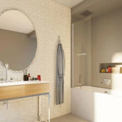 Pare-baignoire 1 Volet Pivotant 150 X 80 Cm