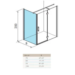 Paroi De Douche Fermée - Single Box - 1 Porte 1 Latérale 7 Paroi De Douche Fermée - Single Box - 1 Porte 1 Latérale -Maison du Confort paroi de douche fermee single box 1 porte 1 laterale 2
