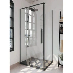 Paroi De Douche Fermée - Slim - 1 Porte - 1 Latérale - Pivotante