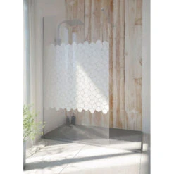 Paroi De Douche Ouverte - Single Clear Pentagon - 1 Porte