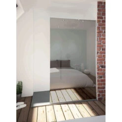 Paroi De Douche Ouverte - Single Mirror - 1 Porte