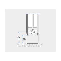 Pied En U Pour Radiateur Acier