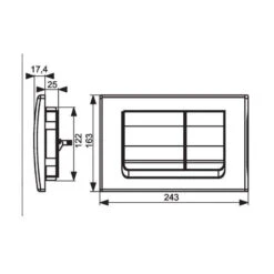 Plaque Double Touche Bat'Easy -Maison du Confort plaque double touche bat easy 1