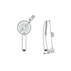 Pomme De Douche Star Ronde Chromé 22 Cm 5 Pomme De Douche Star Ronde Chromé 22 Cm -Maison du Confort pomme de douche star ronde chrome 22 cm 1