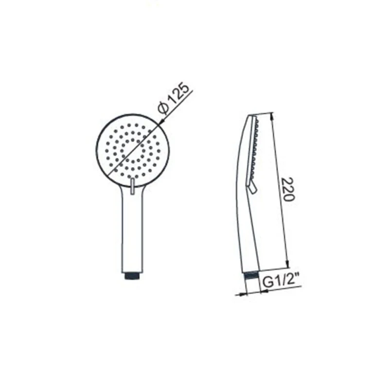 Pomme De Douche Star Ronde Chromé 22 Cm 4 Pomme De Douche Star Ronde Chromé 22 Cm – Image 2