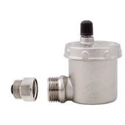 Purgeur équerre 1/2"M + Clapet D'isolement