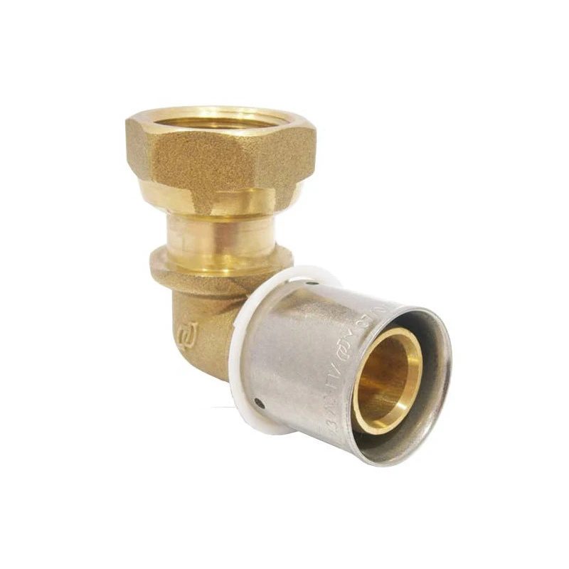 Coude écrou Tournant PER à Sertir 3 Coude écrou Tournant PER à Sertir