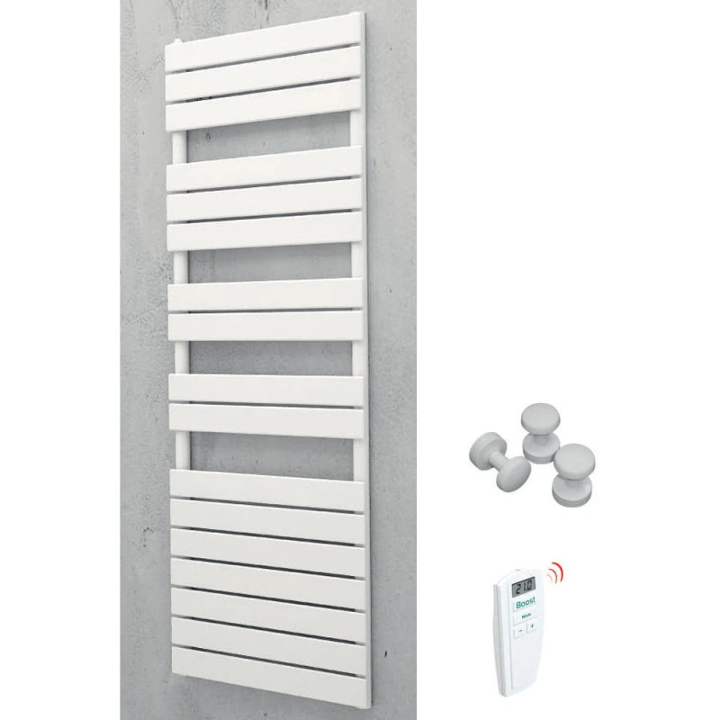 Radiateur Sèche-serviettes Eau Chaude Droit Aube - Lames Plates 3 Radiateur Sèche-serviettes Eau Chaude Droit Aube - Lames Plates