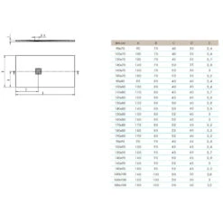 Receveur De Douche à Poser - Strato Rectangulaire - Dimensions Multiples 7 Receveur De Douche à Poser - Strato Rectangulaire - Dimensions Multiples -Maison du Confort receveur de douche a poser strato rectangulaire dimensions multiples 2