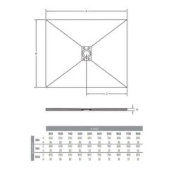 Receveur De Douche Mondrian - Texture Composition -Maison du Confort receveur de douche mondrian texture composition 3