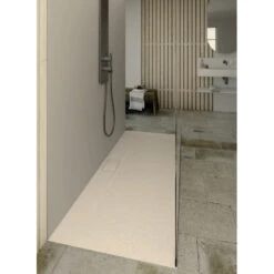 Receveur De Douche Radiance Lateral - Texture Ardoise