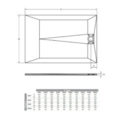 Receveur De Douche Radiance - Texture Ardoise 9 Receveur De Douche Radiance - Texture Ardoise -Maison du Confort receveur de douche radiance texture ardoise 3