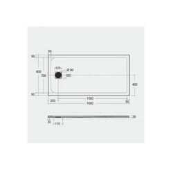 Receveur De Douche Rectangulaire - Rak Feeling Doccia -Maison du Confort receveur de douche rectangulaire rak feeling doccia 2