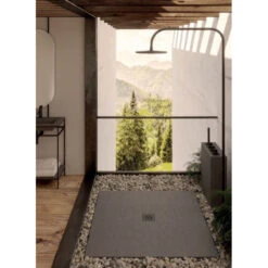 Receveur De Douche Relief Plus XL - Texture Ardoise