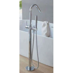 Robinet Mitigeur Sur Pied Pour Baignoire - Nira -Maison du Confort robinet mitigeur sur pied pour baignoire nira 1